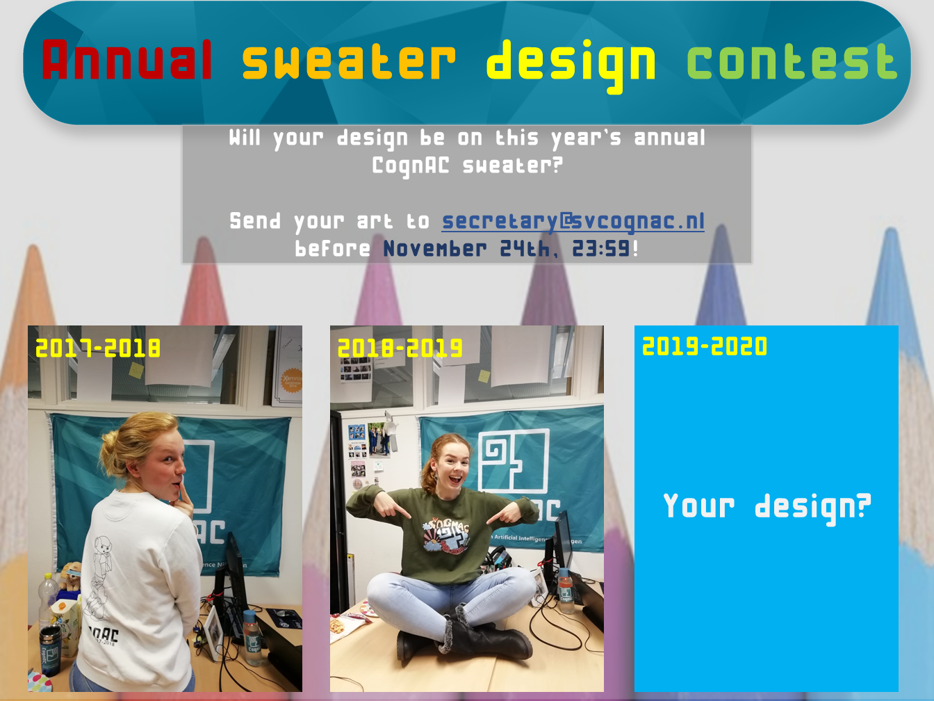 Annual sweater design contest
