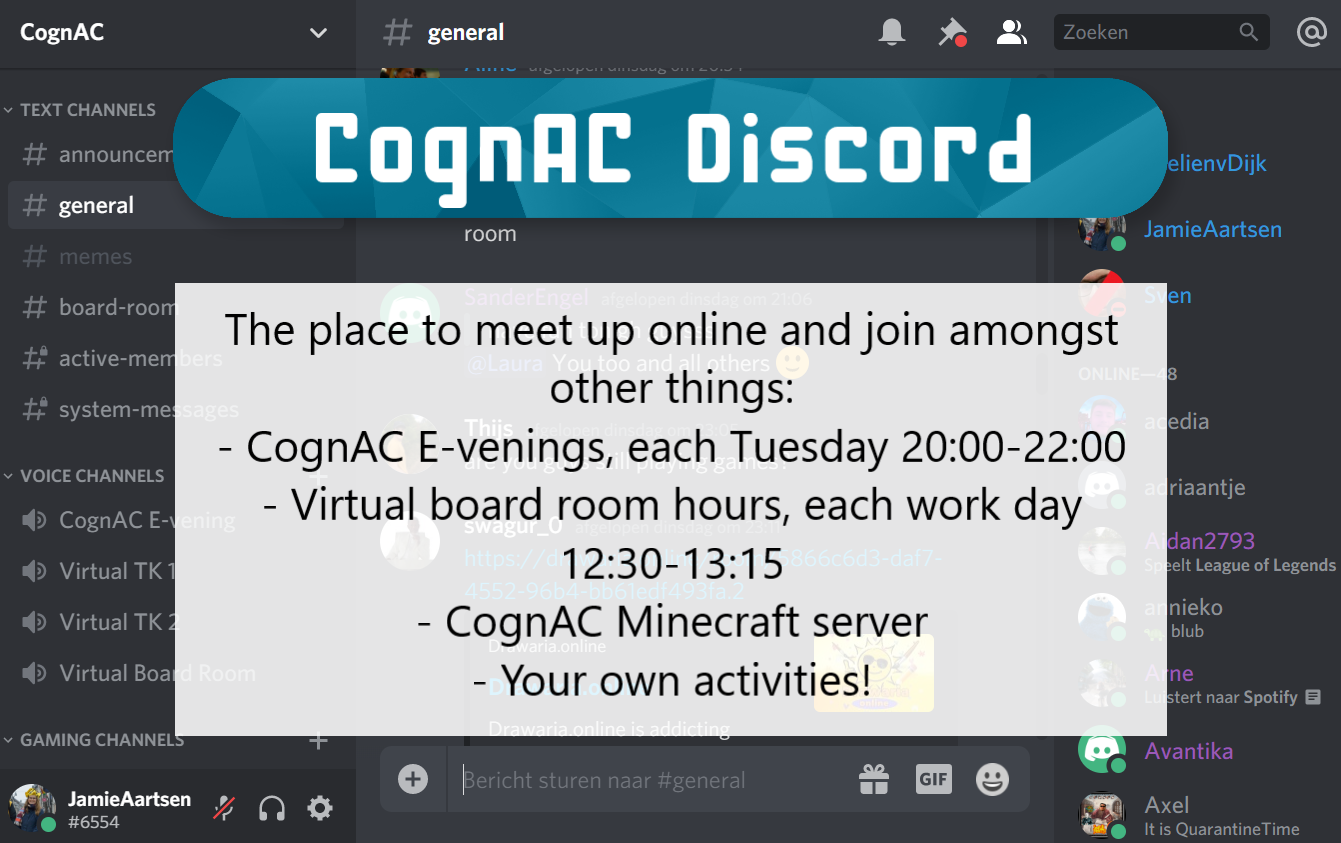 CognAC Discord Activities