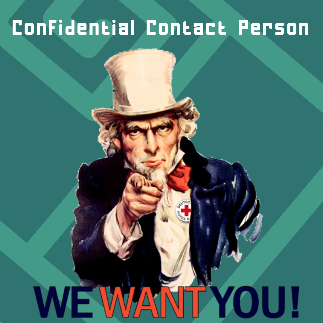 Confidential Contact Person: We Want You!
