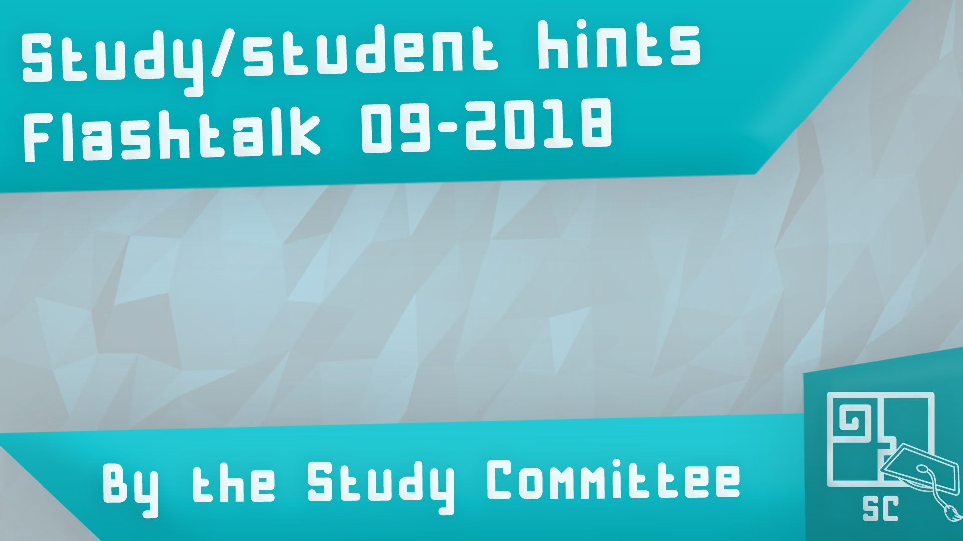 SC Study / student hints flashtalk documents